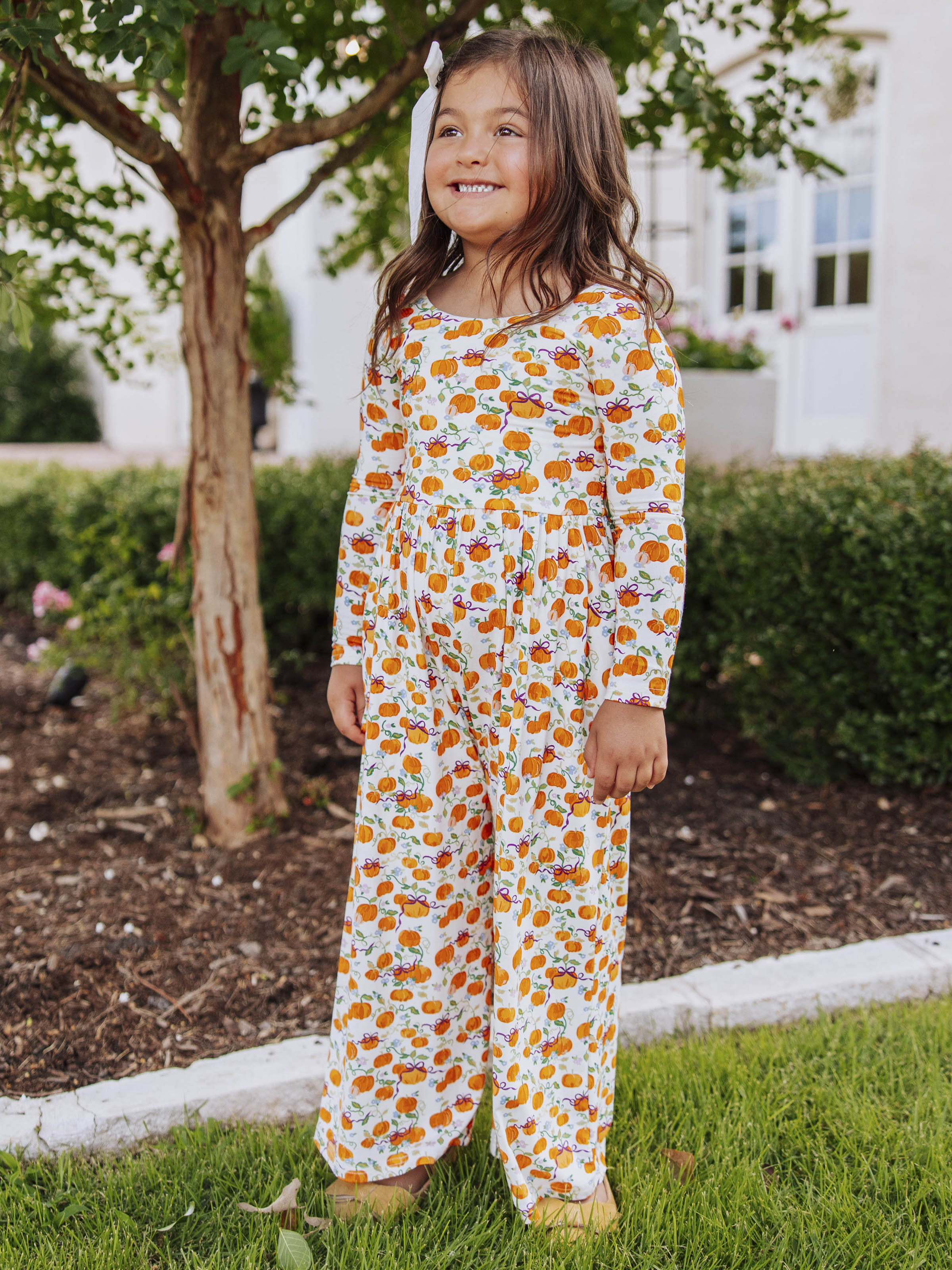 Leggy Romper - Little Pumpkin Princess Lined Hidden Pockets Scoop