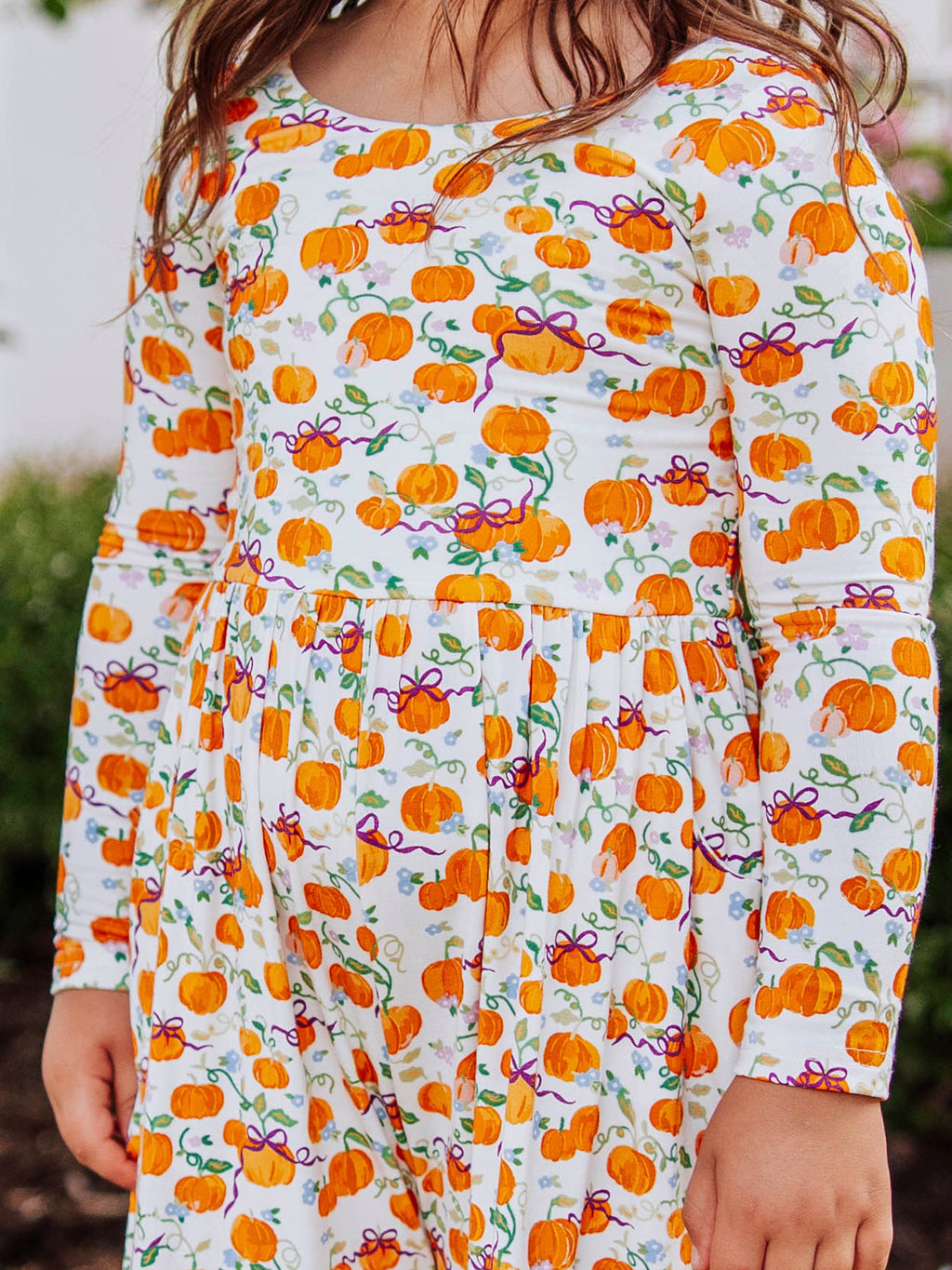 Leggy Romper - Little Pumpkin Princess Lined Hidden Pockets Scoop