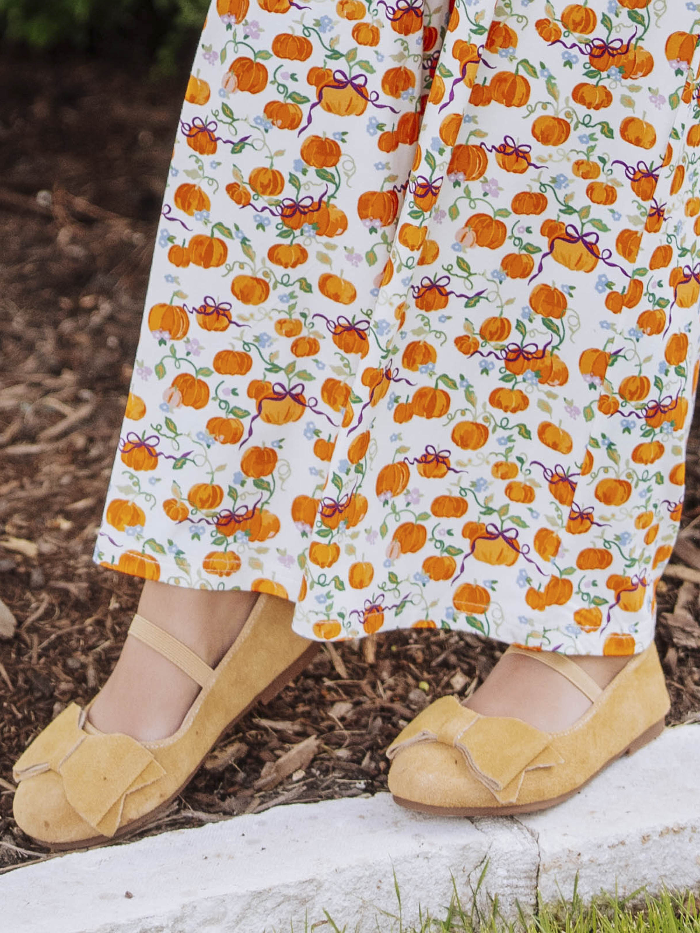 Leggy Romper - Little Pumpkin Princess Lined Hidden Pockets Scoop