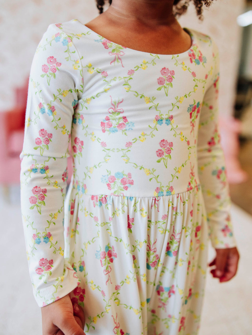 Leggy Romper - Floral Viscose Lined Scoop Pockets