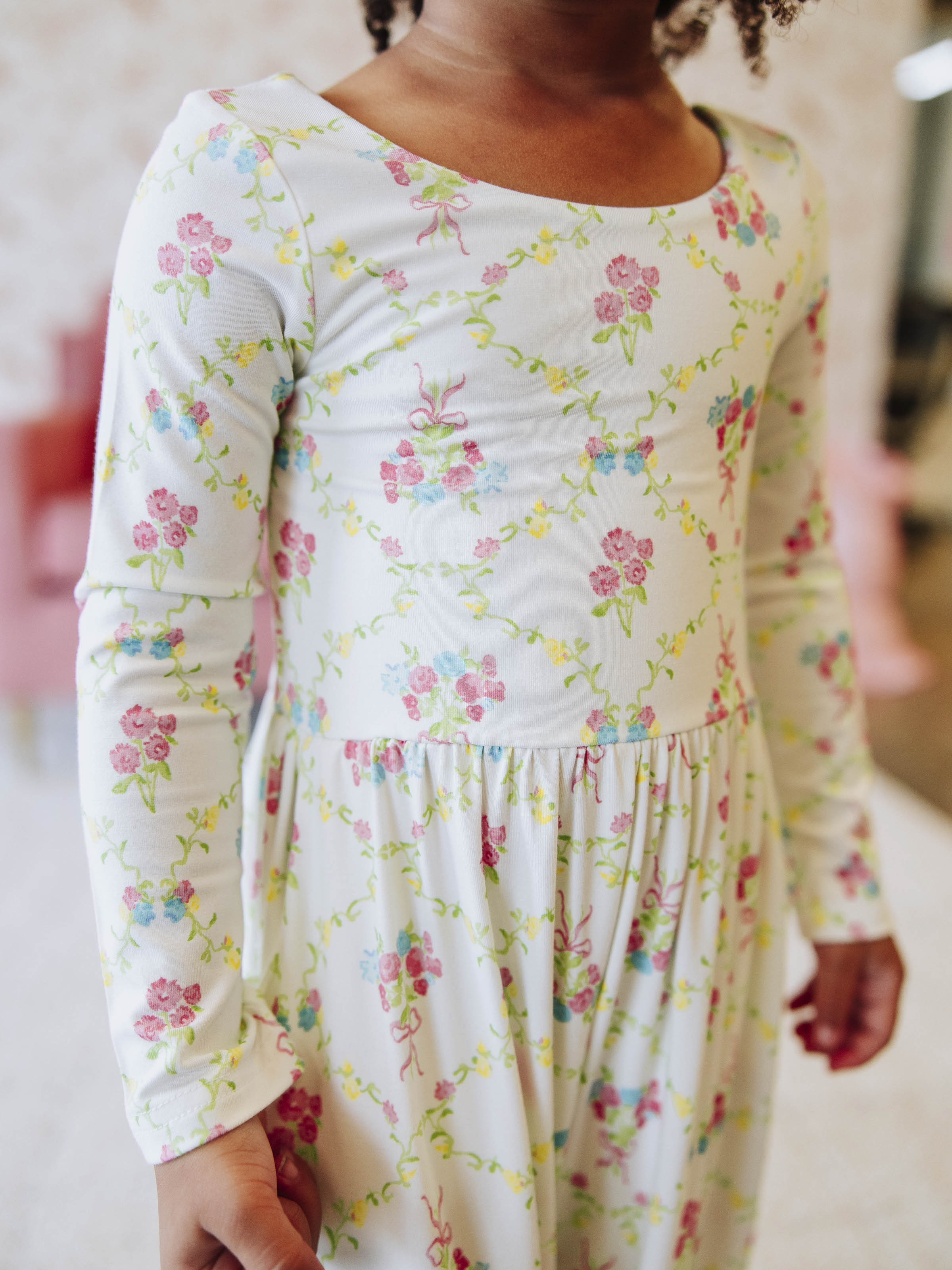 Leggy Romper - Floral Viscose Lined Scoop Pockets