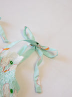 Smocked Dress - Pickleball Cotton Lined Lace Shoulder Ties