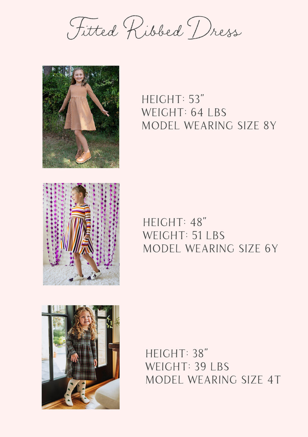 Fitted Ribbed Dress - Fall Nights Plaid Stretch Knit
