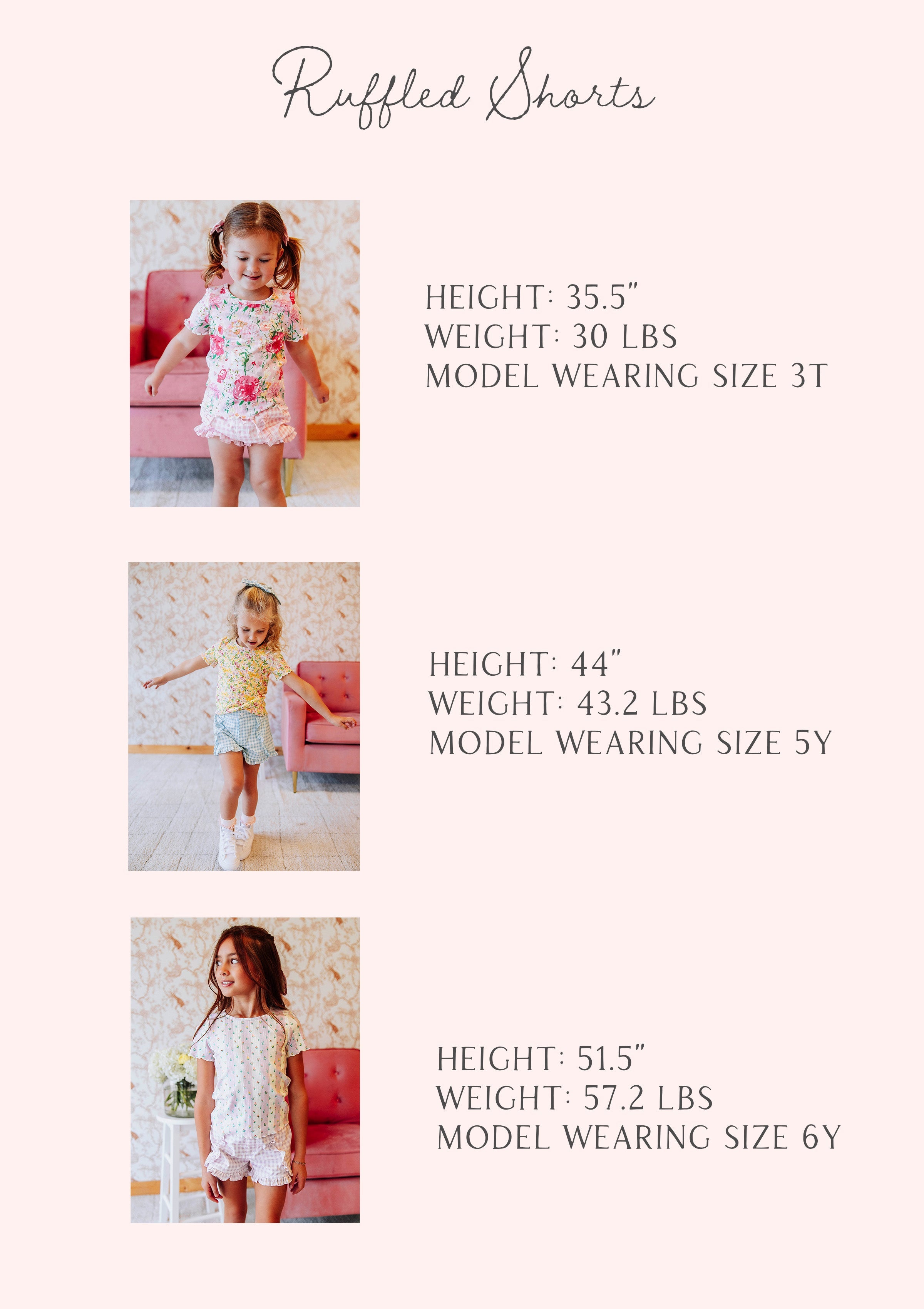 Ruffled Shorts - Blue Gingham Cotton Lined Bloomers