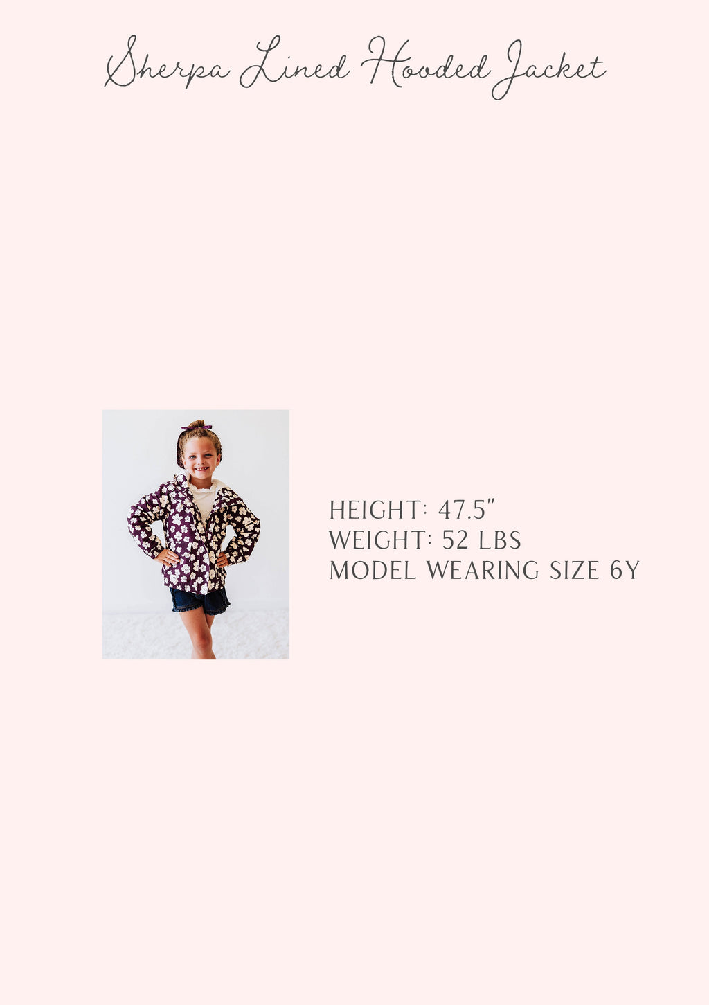 Sherpa Lined Hooded Jacket - Sugar Plum Floral Cotton Zip