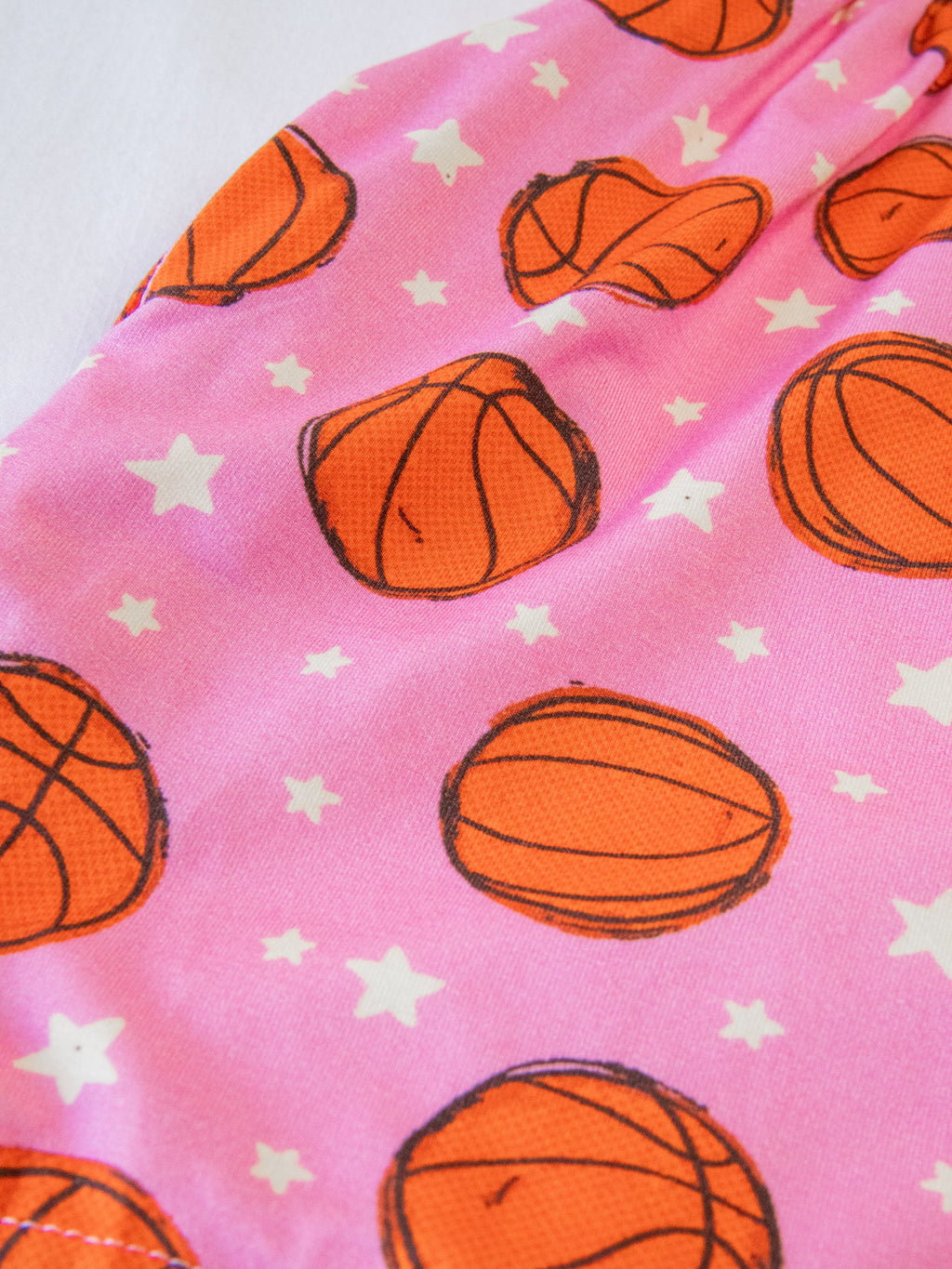 Short Leggy Romper - Basketball Allstars Lined Pockets Scoop
